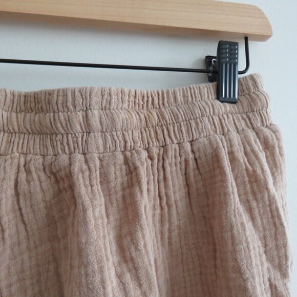 Anthropologie Tan Wide-Leg Pants - Picture 13 of 15
